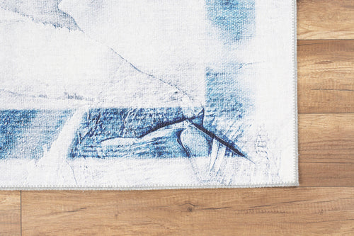 Modern Cotton Area Rug – Washable Non Slip Decorative Soft Microfiber Carpet