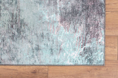 Modern Cotton Area Rug – Washable Non Slip Green Soft Microfiber Carpet for Living Room