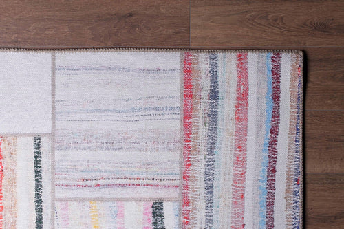 Digital Print Area Rug – Washable Non Slip Soft Microfiber Patchwork Carpet