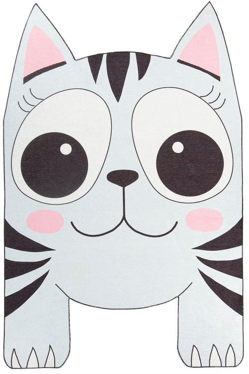 Kids Digital Print Rug - Washable Non Slip Polyester Microfiber Carpet for Children's Area