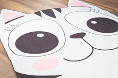 Kids Digital Print Rug - Washable Non Slip Polyester Microfiber Carpet for Children's Area