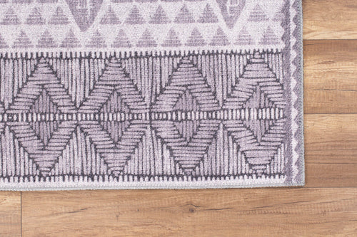 Geometric Area Rug – Washable Non Slip Cotton Carpet | Soft Microfiber, Dust Resistant