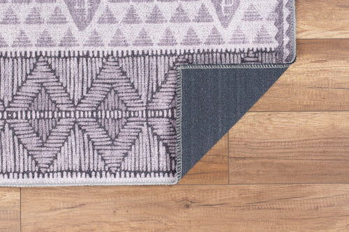 Geometric Area Rug – Washable Non Slip Cotton Carpet | Soft Microfiber, Dust Resistant