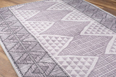 Geometric Area Rug – Washable Non Slip Cotton Carpet | Soft Microfiber, Dust Resistant