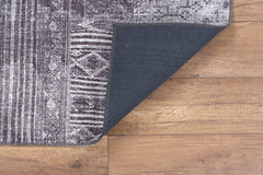 Patchwork Area Rug – Washable Non Slip Cotton Microfiber Carpet for Living Room