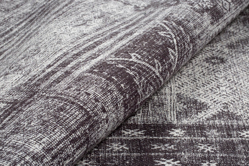 Patchwork Area Rug – Washable Non Slip Cotton Microfiber Carpet for Living Room