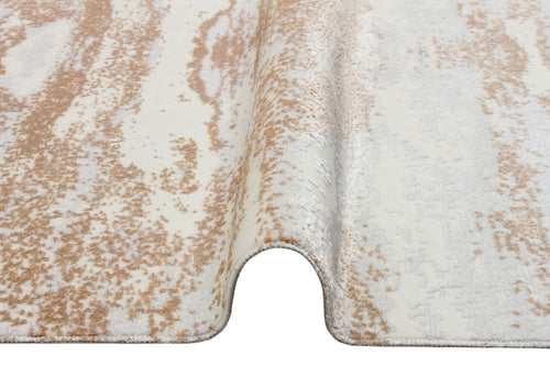 Vintage Area Rug – Machine Made Cream Rug with Washable Non Slip Backing