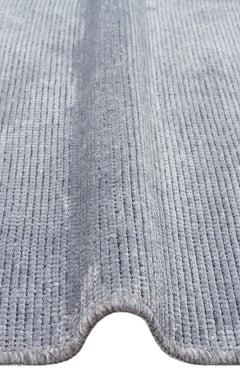 Modern Non Slip Kilim - Grey Flat Weave Washable Area Rug, Dust Free