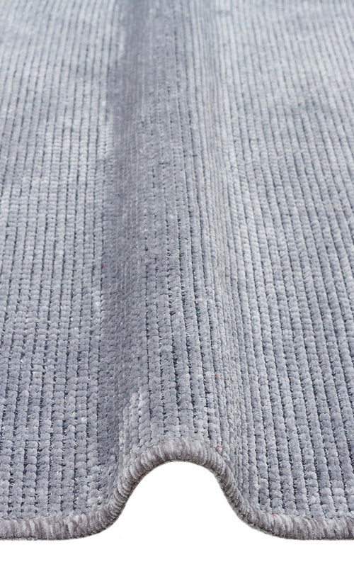 Modern Non Slip Kilim - Grey Flat Weave Washable Area Rug, Dust Free