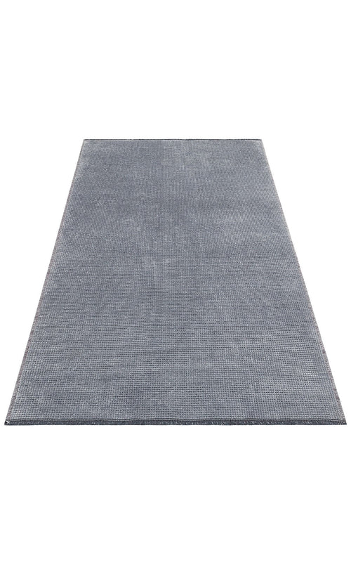 Modern Non Slip Kilim - Grey Flat Weave Washable Area Rug, Dust Free