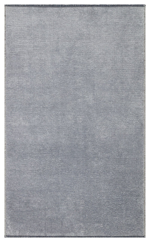 Modern Non Slip Kilim - Grey Flat Weave Washable Area Rug, Dust Free