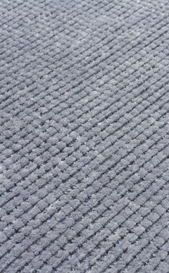 Modern Non Slip Kilim - Grey Flat Weave Washable Area Rug, Dust Free