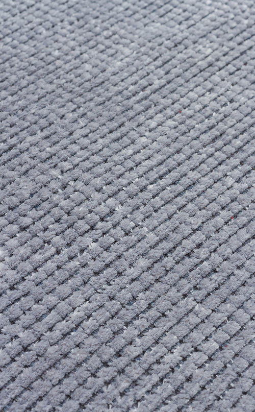 Modern Non Slip Kilim - Grey Flat Weave Washable Area Rug, Dust Free