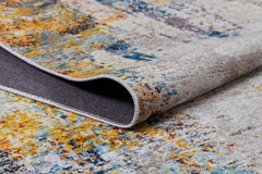 Modern Digital Area Rug – White Antibacterial Non Slip Carpet for Home