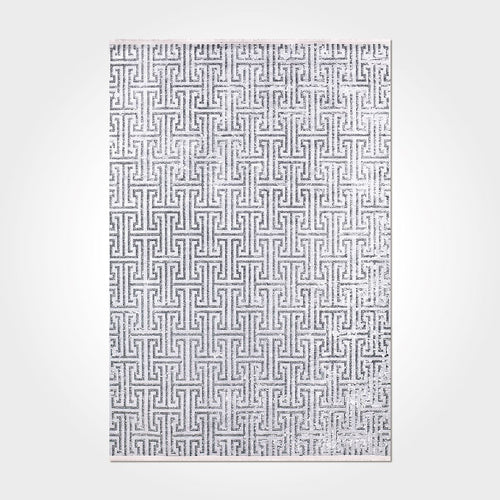 Geometric Area Rug – Washable Non Slip Polyester Chenille Cotton Carpet