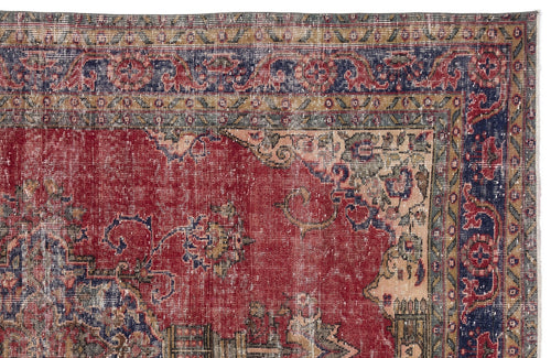 Atina 10767 Beige Vintage Wool Handmade Area Rug 5'9" x 9'5"