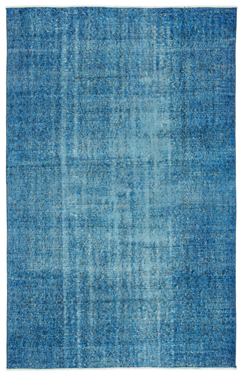 Atina 10896 Blue Vintage Wool Handmade Area Rug 5'8" x 9'0"
