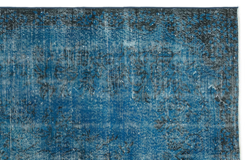 Atina 10963 Turquoise Vintage Wool Handmade Area Rug 5'11" x 9'4"