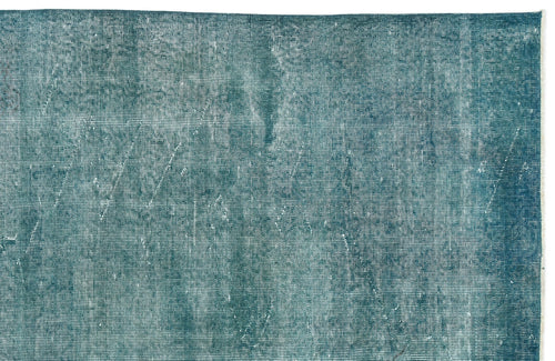 Atina 12193 Turquoise Vintage Wool Handmade Area Rug 5'10" x 9'1"