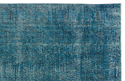 Atina 12229 Turquoise Vintage Wool Handmade Area Rug 5'7" x 9'1"