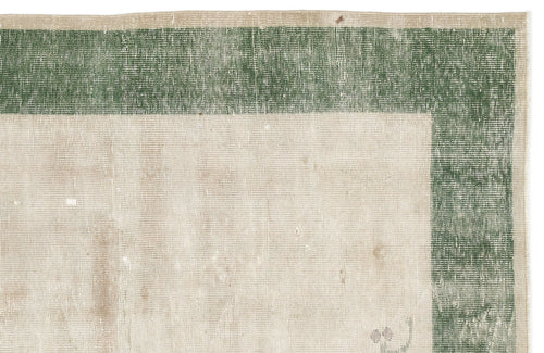 Atina 12310 Beige Vintage Wool Handmade Area Rug 5'5" x 9'0"