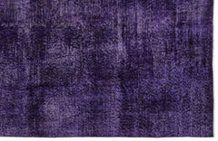 Atina 13119 Purple Vintage Wool Handmade Area Rug 5'3" x 8'4"
