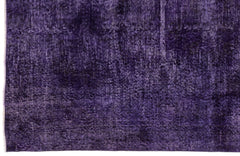 Atina 13119 Purple Vintage Wool Handmade Area Rug 5'3" x 8'4"