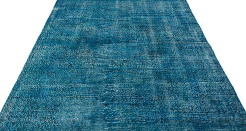 Atina 13427 Turquoise Vintage Wool Handmade Area Rug 5'11" x 9'10"
