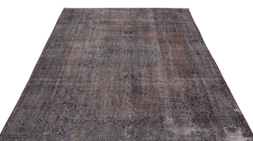 Atina 13705 Grey Vintage Wool Handmade Area Rug 5'7" x 9'1"