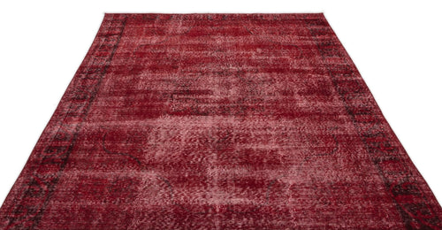 Atina 13883 Red Vintage Wool Handmade Area Rug 6'7" x 10'4"
