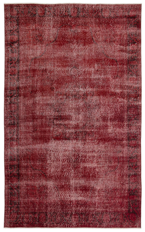 Atina 13883 Red Vintage Wool Handmade Area Rug 6'7" x 10'4"