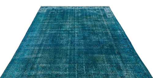 Atina 14364 Turquoise Vintage Wool Handmade Area Rug 6'0" x 9'7"