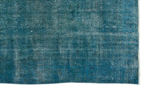 Atina 14475 Turquoise Vintage Wool Handmade Area Rug 4'11" x 8'2"