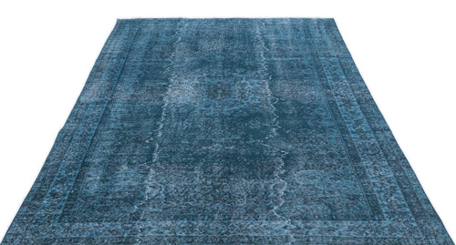 Atina 15615 Turquoise Vintage Wool Handmade Area Rug 5'7" x 8'11"