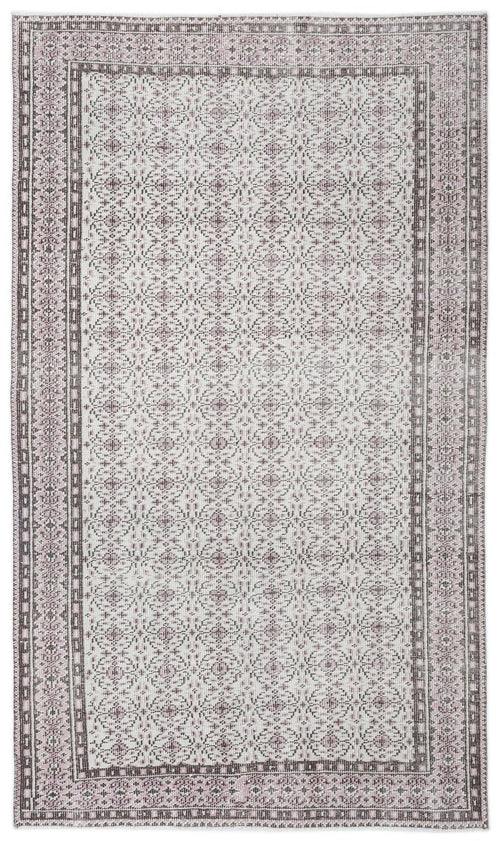 Atina 15858 Beige Vintage Wool Handmade Area Rug 5'6" x 8'6"