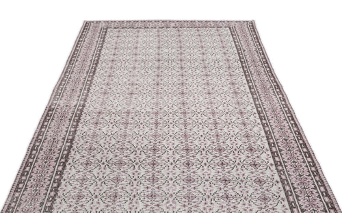 Atina 15858 Beige Vintage Wool Handmade Area Rug 5'6" x 8'6"