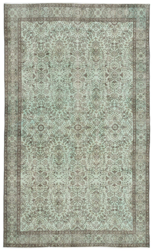 Atina 16572 Beige Vintage Wool Handmade Area Rug 5'10" x 9'5"