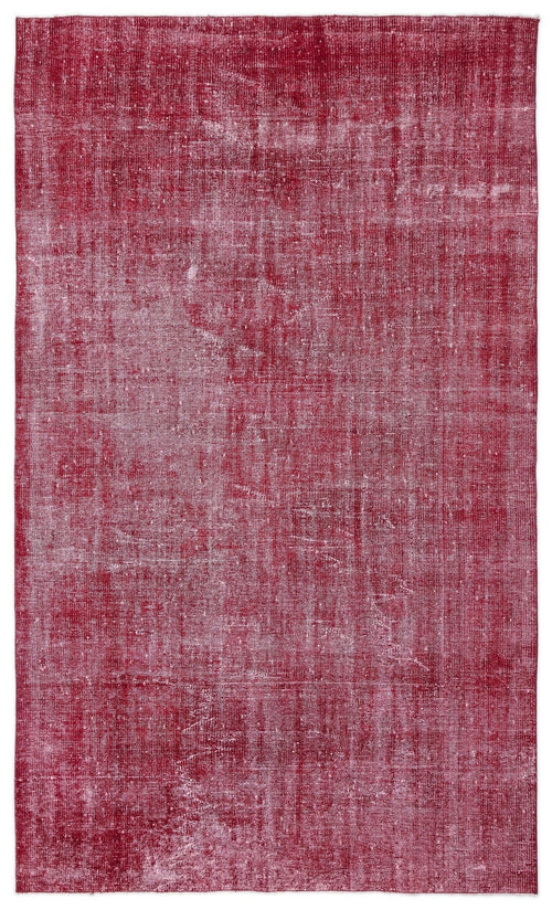 Atina 16592 Red Vintage Wool Handmade Area Rug 5'0" x 9'3"