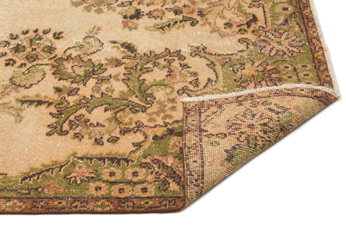 Atina 16873 Beige Vintage Wool Handmade Area Rug 5'0" x 9'2"