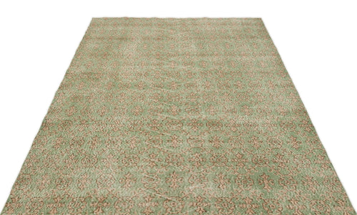 Atina 17018 Beige Vintage Wool Handmade Area Rug 5'6" x 8'8"