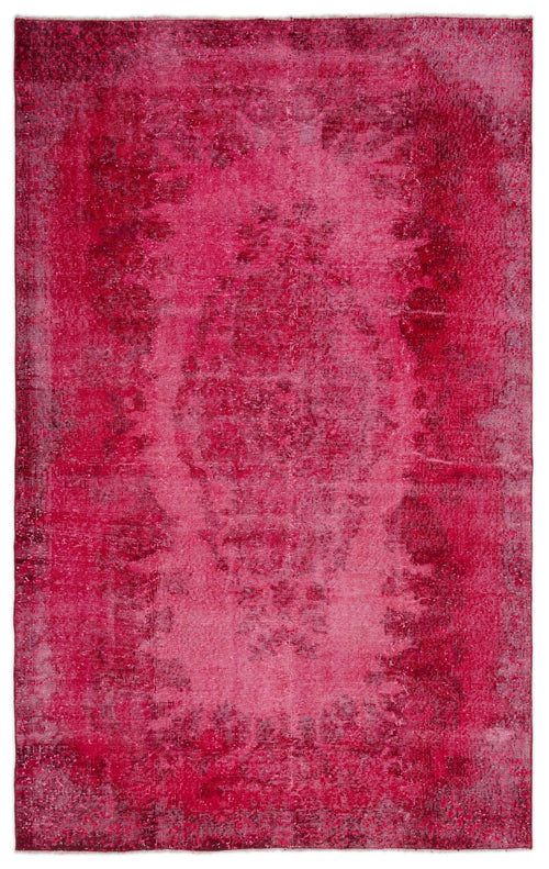 Atina 18033 Red Vintage Wool Handmade Area Rug 5'5" x 8'10"