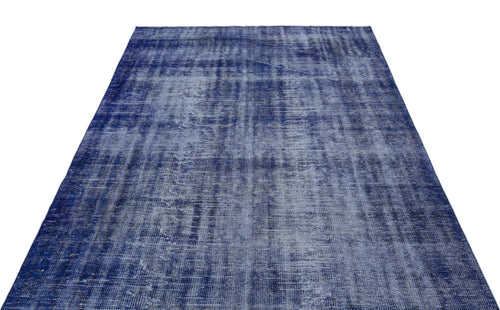 Atina 18492 Blue Vintage Wool Handmade Area Rug 5'4" x 8'10"