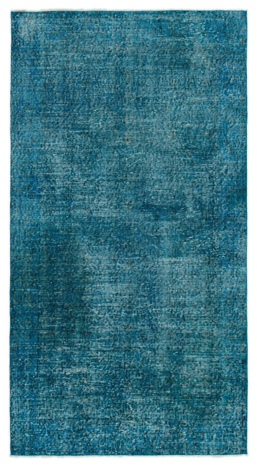 Atina 19878 Turquoise Vintage Wool Handmade Area Rug 3'9" x 6'10"