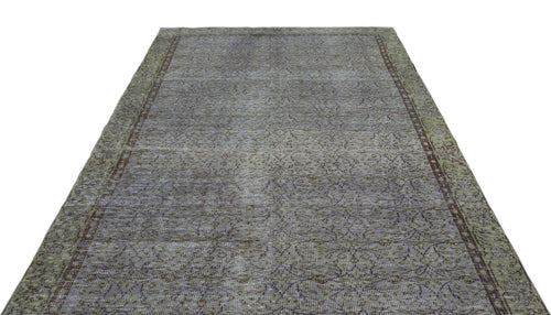 Atina 20069 Grey Vintage Wool Handmade Area Rug 6'2" x 9'8"