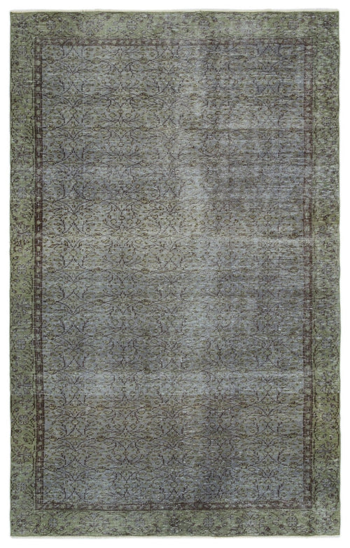 Atina 20069 Grey Vintage Wool Handmade Area Rug 6'2" x 9'8"