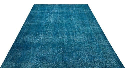Atina 20153 Turquoise Vintage Wool Handmade Area Rug 6'4" x 9'7"