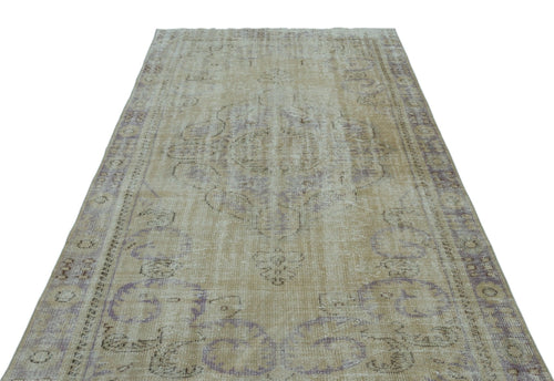 Atina 22658 Beige Vintage Wool Handmade Area Rug 5'7" x 9'5"