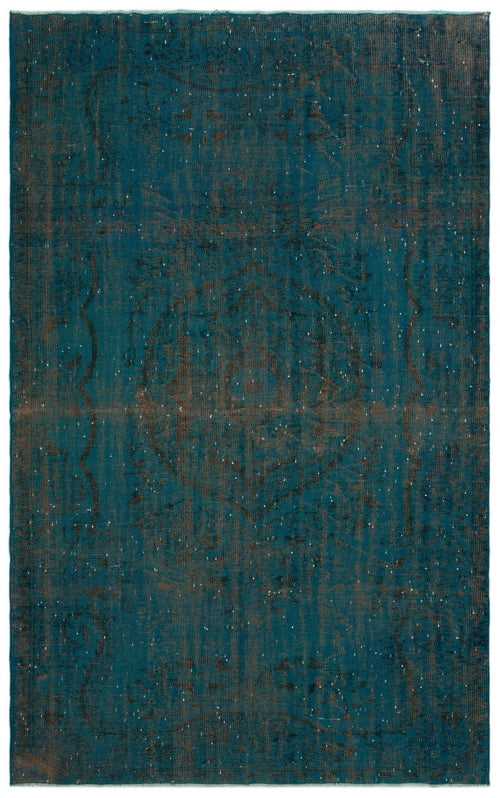Atina 23092 Turquoise Vintage Wool Handmade Area Rug 6'1" x 9'10"
