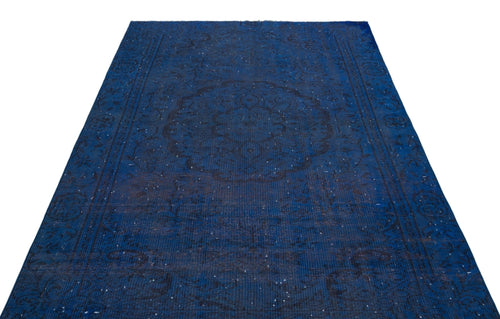 Atina 23379 Blue Vintage Wool Handmade Area Rug 5'1" x 9'4"