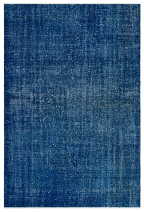 Atina 23460 Blue Vintage Wool Handmade Area Rug 6'0" x 9'1"